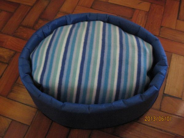 Cama para pet azul