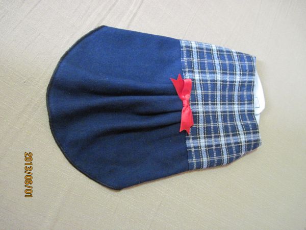 Vestido em flanela