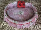 Cama para pet rosa